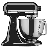 KitchenAid KSM150PSOB Artisan Series 5-Quart Mixer, Onyx Black