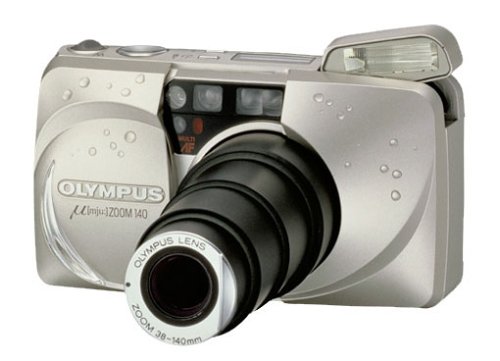 DVD Player: Olympus �[mju:]-II Zoom 140 Kleinbildkamera perlgold