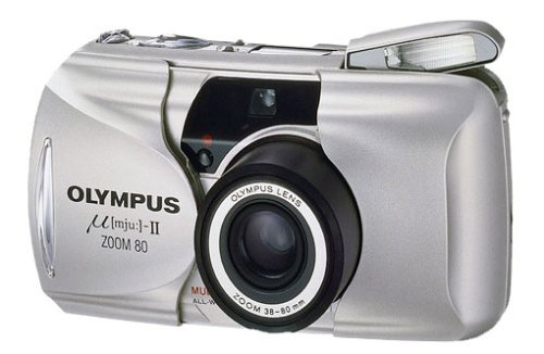 DVD Player: Olympus �[mju:]-II Zoom 80 Kleinbildkamera perlgold