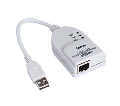 Heimkinosysteme: Hama USB Fast-Ethernet-Adapter (10/100MBit)
