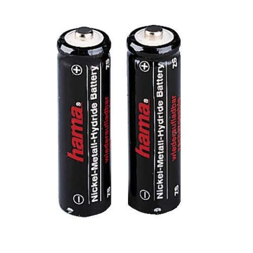 Heimkinosysteme: Hama NiMH-Akku Mignon AA "KR15/51" (1,2V / 1100mAh) 2er-Pack