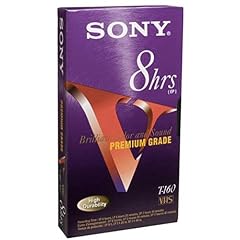 Sony 8T160VR 8Hrs VHS Cassettes 160 Minute  (8-Pack)