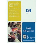 Heimkinosysteme: HP Premium Plus Fotopapier, hochgl�nzend Papier 100x150mm 20Bl 240g/m� DeskJet/PhotoSmart/OfficeJet/PSC
