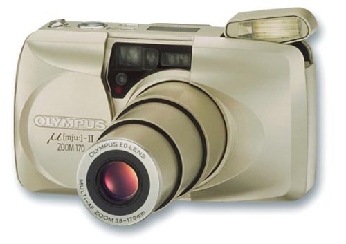 DVD Player: Olympus �[mju:]-II Zoom 170 Kleinbildkamera perlgold