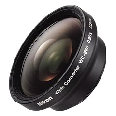 Nikon WC-E68 Wide Angle Converter Lens for Coolpix 4300, 4500, 5000, 700, 800, 880, 885, 900, 950, 990, and 995 Digital Cameras (#25105)