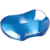 Fellowes Gel Flex Transparent Mini Wrist Rest (Blue Crystal)