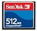SanDisk 512 MB CompactFlash Card, SDCFB-512-A10 (Retail Package)