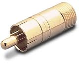 Recoton V411 Female "F" to RCA Male Adapter