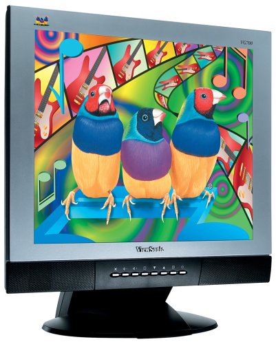 Verstaerker Und Receiver: ViewSonic VG700 17-Zoll TFT-Monitor schwarz/metallicsilbern (integr. Lautsprecher)