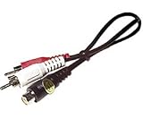 Recoton AC230 Audio "Y" Cable, 1 Female to 2 Males