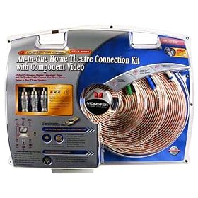 Monster Cable HTIB CV kit includes component video cables