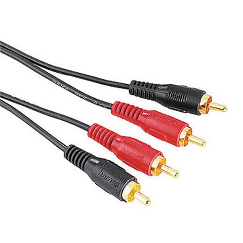 Heimkinosysteme: Hama Audio-Kabel 2 Cinch-Stecker - 2 Cinch-St., Analog Audio, 10 m