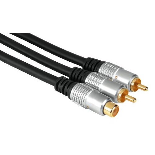 Heimkinosysteme: HomeTheatre Y-Adapter 1 Cinch-Kupplung - 2 Cinch-Stecker