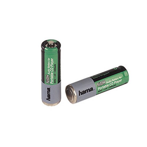 Heimkinosysteme: Hama NiMH-Akku-Set Mignon AA, 1,2 V/1300 mAh, 2 St.