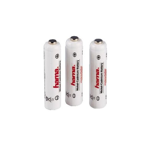 Heimkinosysteme: Hama Akku-Set Micro AAA (KR10, 44), 1,2 V, 500 mAh NiMH