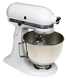 KitchenAid KSM90WH Ultra Power 300-Watt 4-1/2-Quart Stand Mixer, White