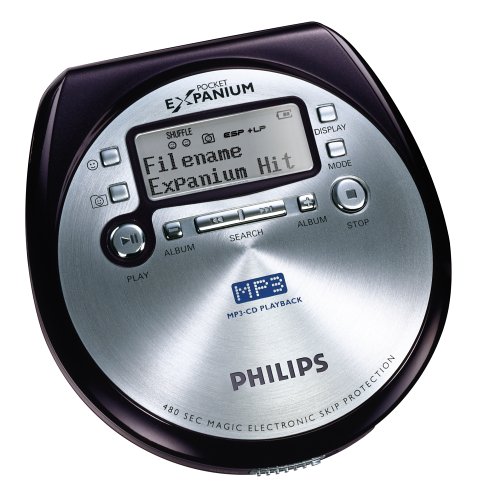 Projektoren: Philips eXpanium EXP 431 tragbarer Mini-CD-MP3-Player silber