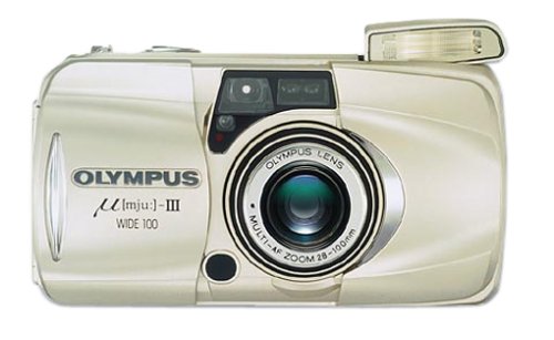 DVD Player: Olympus �(mju:)-III WIDE 100 Kleinbildkamera