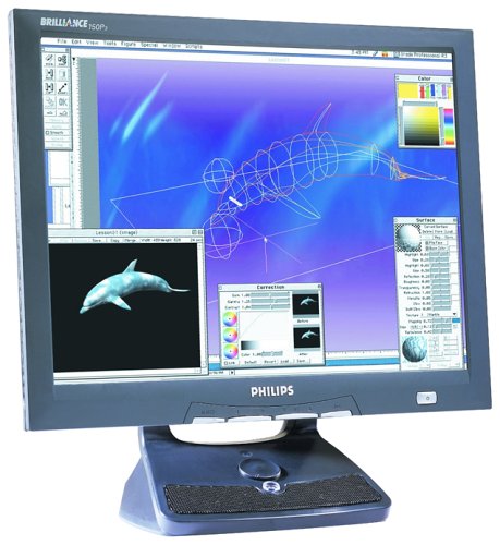 Projektoren: Philips 150P3C LCD-Monitor anthrazit (integr. Lautsprecher, DVI)