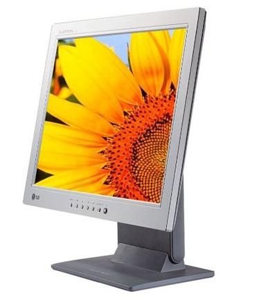 Lautsprecher: LG Flatron L1510S 15-Zoll TFT-Monitor silber/dunkelgrau