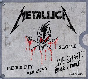 Live Shit: Binge & Purge (Book) (CD & DVD) by Metallica album cover