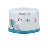 Memorex 700MB/80-Minute 52x Data CD-R Media (50-Pack Spindle)
