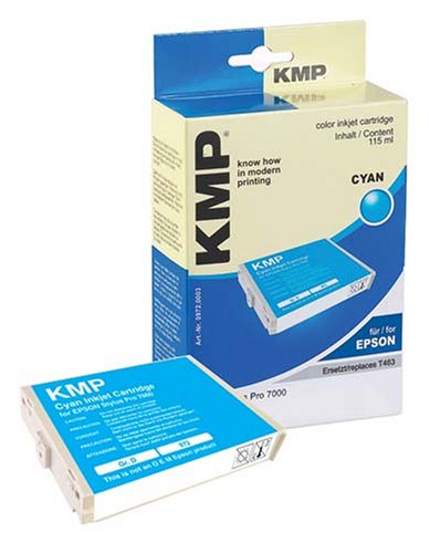 Kompaktanlagen: KMP Tintenpatrone f�r Epson Stylus Pro 7000 cyan