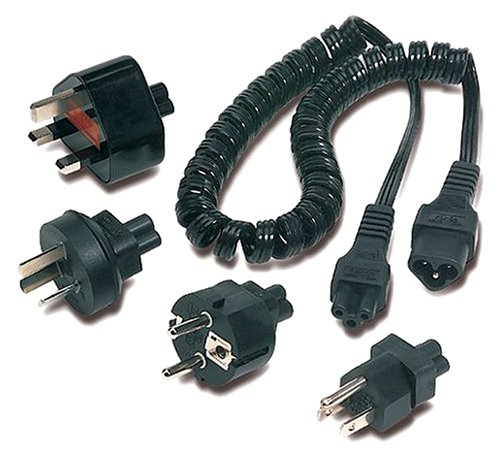Elektronik und Foto: APC International Notebook Steckeradapter Set C6 3-Prong 4 Adapter f�r internationale Stecker