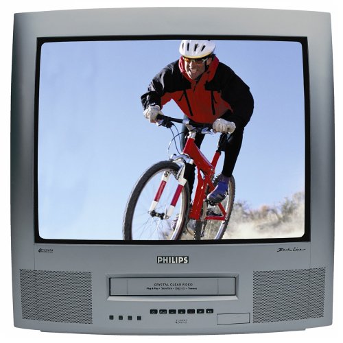 Projektoren: Philips 21 PV 340/01 4:3 Fernseher mit Mono-Videorekorder granit