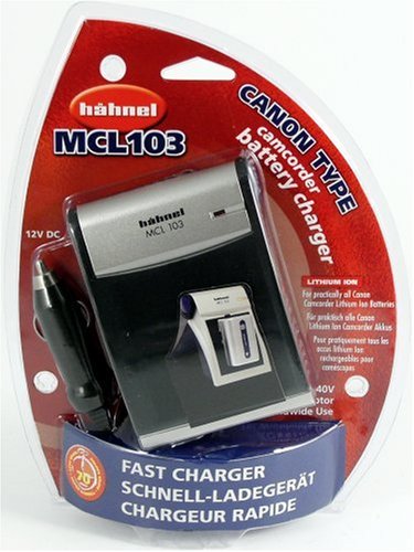 Heimkinosysteme: H�hnel Ladeger�t MCL 103 f�r Canon Li-Ion Akkus mit 12V Autokabel