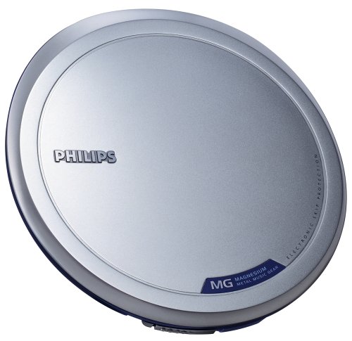 Projektoren: Philips AX7201 tragbarer CD-Player silber