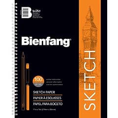 Bienfang R237130 Take Me Along 11-by-14-Inch Pad of Sketching Paper, 100 Sheets