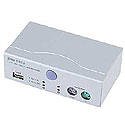 SANWA SUPPLY SW-CPU2UO CPU自動切替器(2:1)