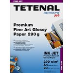 TV Ger&auml;te: Tetenal Premium Fine Art Glossy Papier A4 10Blatt 290g/m� Tintenstrahldrucker