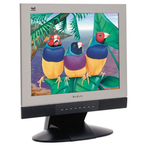 Verst&auml;rker und Receiver: Viewsonic VX800 Monitor LCD-TFT 18.0' 1280 x 1024 Audio TCO99 Silber & Schwarz