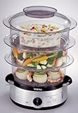 Tefal 616119 Steam Cuisine Easystore Chrome 3 Tier Steamer