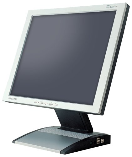 Heimkinosysteme: Hyundai Q17 17-Zoll TFT-Monitor silber (integr. Lautsprecher, DVI)