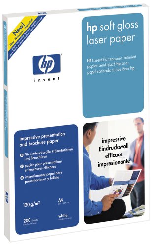 Heimkinosysteme: Hewlett Packard Laserpapier, satiniert, DIN A4, 120g/m�, 200 Blatt