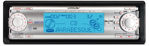 Festplatten: Sony CDX-MP80 MP3-CD-Tuner