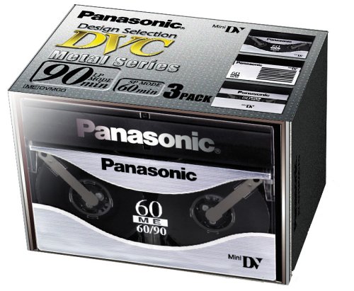 Projektoren: Panasonic AY-DVM60DA3E MiniDV Videokassette (60min) 3er Pack