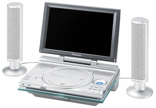 Projektoren: Panasonic DVD-LX9EG-S tragbarer DVD-Player silber