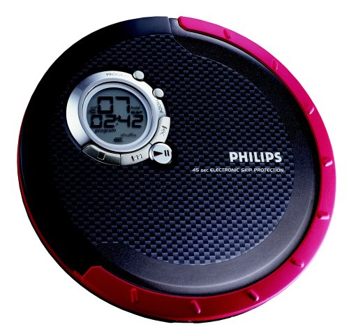 Projektoren: Philips AX5203 Tragbarer CD-Player schwarz/rot