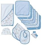 Newborn 12 Piece Bath Set in Blue