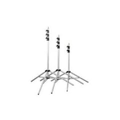 Bogen - Manfrotto 9 Basic Lightstand, 4 Section, 5/8 Stud with 1/4 x 20 Tip