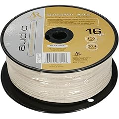 ACOUSTIC RESEARCH AP-16100W 100  White 16 Gauge Oxygen-Free Speaker Wire