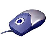 Projektoren: PoSo Arowana Scroll Ball Maus PS/2 3 Tasten + Tastenrad silber