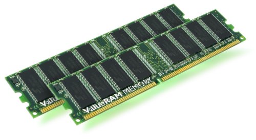Kompaktanlagen: Kingston DDR 1GB (1024MB) PC400 CL3 Arbeitsspeicher (VALUERAM KIT OF 2 (2X512MB) (3-3-3) DDR 1024MB PC400 CL3)