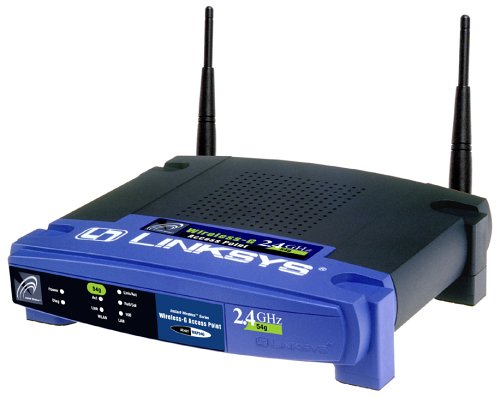 Lautsprecher: Linksys WAP54G-DE Wireless ACCESS POINT 802.11g 802.11b