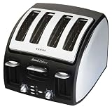 Tefal 6532817P Brushed Chrome Avanti 4 Slice (Hi-Speed) Toaster