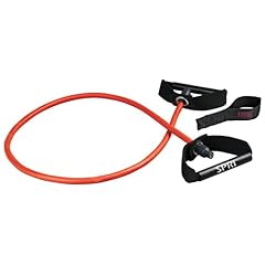 SPRI ES501R Xertube Resistance Band with Door Attachment and Exercise Charts (Red, Medium)